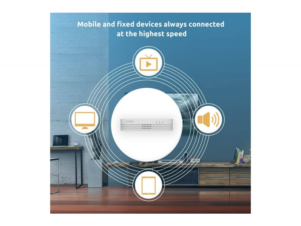 Strong ATRIA Mesh 1200, WiFi Mesh Network Access Point Wi-Fi 5 Dual Band (2.4 & 5GHz) - ΑΝΟΙΓΜΕΝΗ ΣΥΣΚΕΥΑΣΙΑ