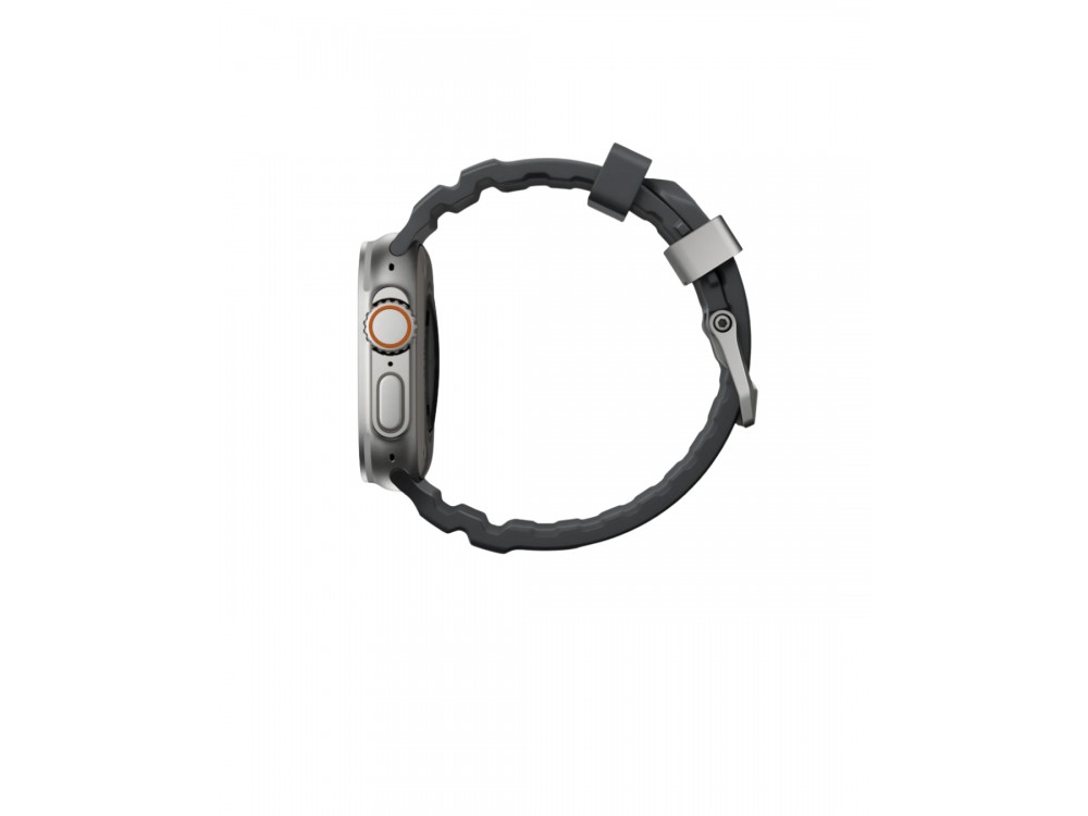 Nomad Rocky Point Band Apple Watch Ultra / 9 / 8 / 7 - 45 / 49mm, Ανταλλακτικό Λουράκι, Natural Titanium Storm
