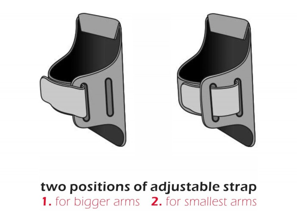 Swissten Armband Case 7", Αδιάβροχη Θήκη Μπράτσου για Κινητό έως 7" με Θήκη για Κλειδί, Black