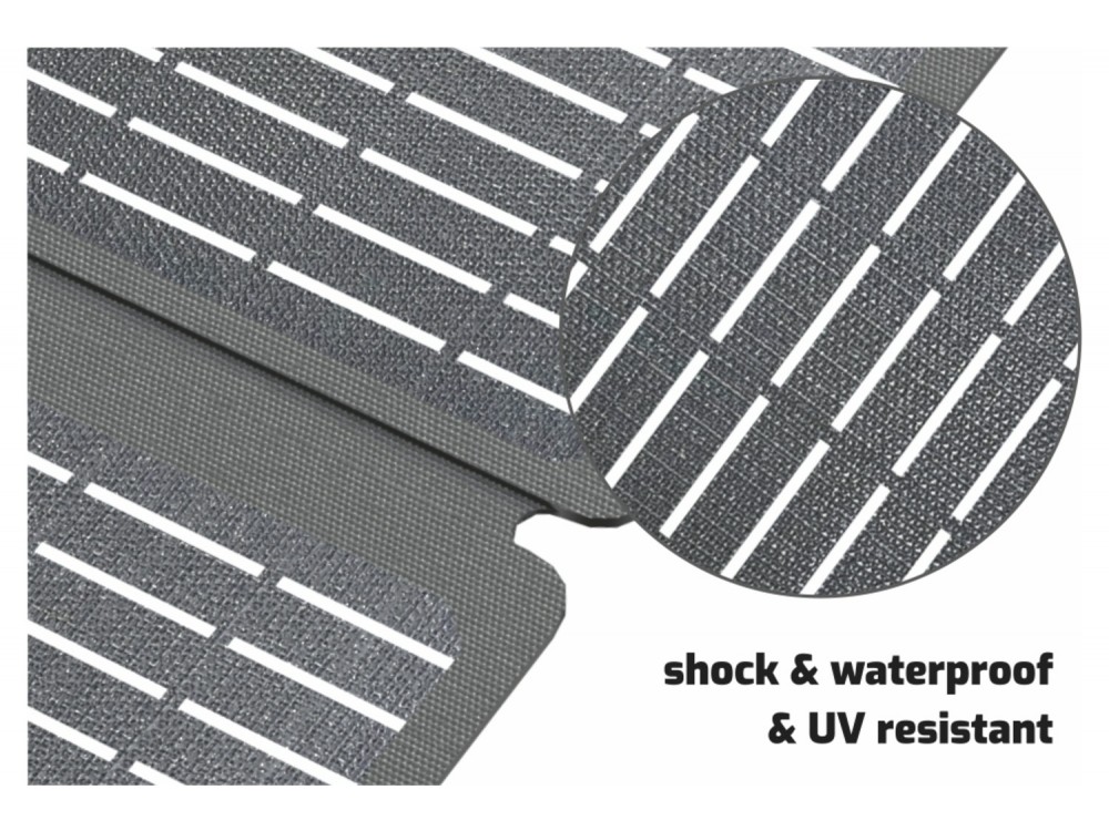 Swissten Folding Solar Panel 22W 2 Θυρών Ηλιακός Φορτιστής Monocrystalline, με 1 Θύρα USB-C + 1 Θύρα USB-A, IP67