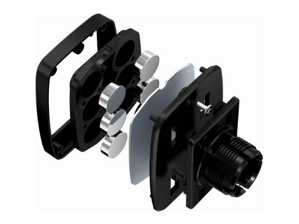 Swissten Magnetic Car Holder, Μαγνητική Βάση Κινητού / Tablet Αυτοκινήτου S-Grip, Black