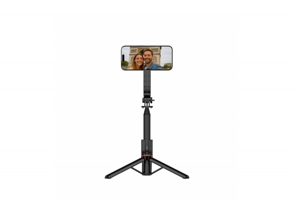 Swissten Bluetooth Magsafe Selfie Stick & Τρίποδο με Remote, 105cm Επεκτεινόμενο Wireless Handheld - ΑΝΟΙΓΜΕΝΗ ΣΥΣΚΕΥΑΣΙΑ