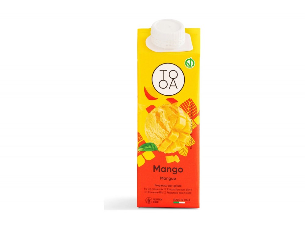Mango TooA Gelato Vegan με Μάνγκο Alphonso, από 100% Φυσικά Συστατικά, Χωρίς Συντηρητικά Γλουτένη & Λακτόζη (Συσκευασία 250ml)