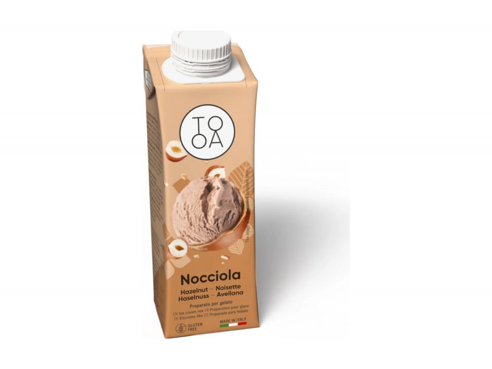 Nocciola TooA Gelato με Φουντούκια Ιταλίας από 100% Φυσικά Συστατικά Χωρίς Συντηρητικά & Γλουτένη (Συσκευασία 250ml)