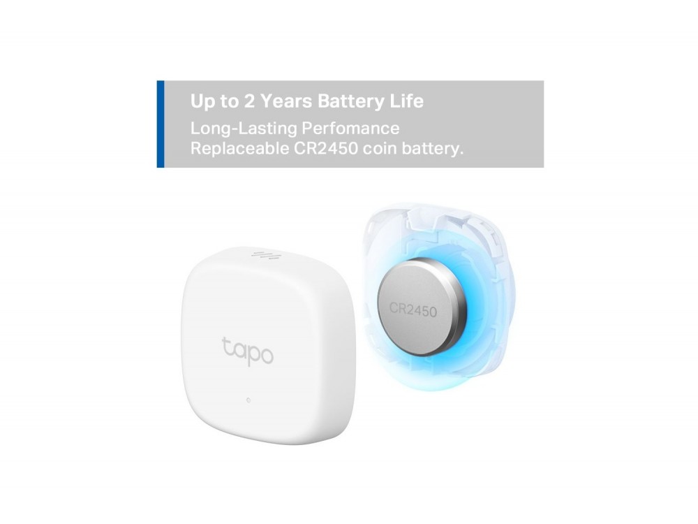 TP-Link Tapo T310 Έξυπνος Αισθητήρας Θερμοκρασίας & Υγρασίας (απαιτεί Tapo Hub H100/H200/H500)