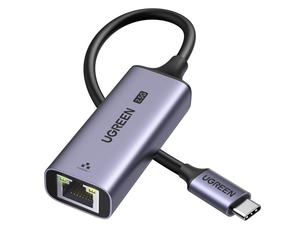 Ugreen Αντάπτορας Δικτύου USB-C σε RJ45 2.5Gbps