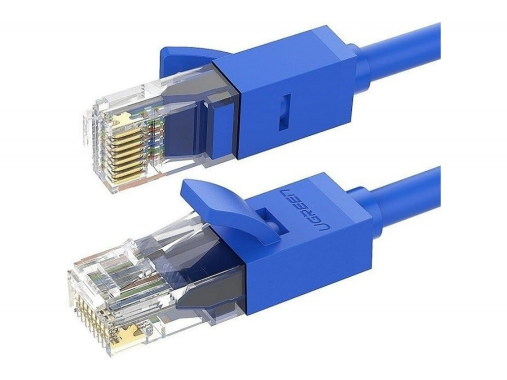 Ugreen Καλώδιο Δικτύου U/UTP Cat.6 Gigabit Ethernet 3m, Blue