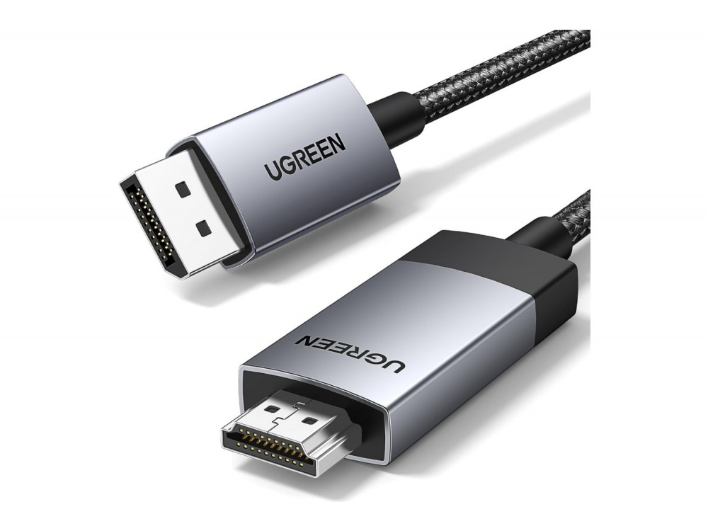 Ugreen Καλώδιο DisplayPort 1.2 σε HDMI 2.0 4K@60Hz HDR Active, 2m