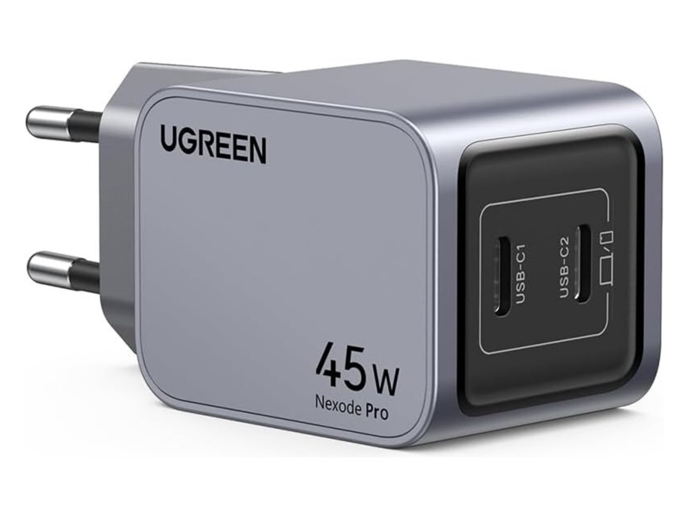 Ugreen Nexode Pro Φορτιστής 45W 2 Θυρών GaN