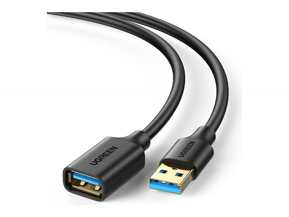 Ugreen Καλώδιο Προέκτασης USB 3.0 USB-A Αρσενικό σε Θηλυκό, 1.5m, Black