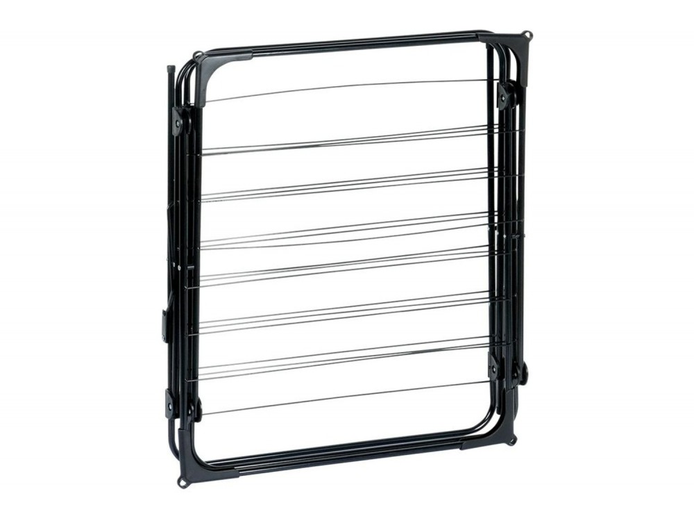 Vilde Απλώστρα Ρούχων Μεταλλική Κάθετη 61x58x136 cm, Black