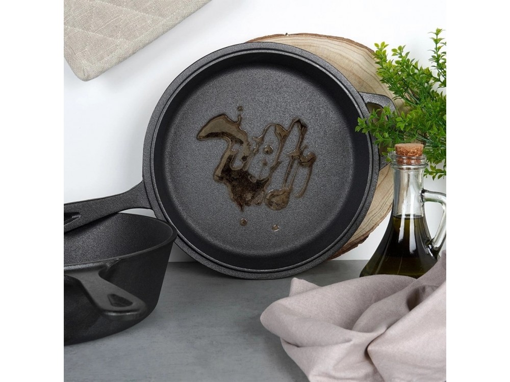 Vilde Cast Line Σετ Κατσαρόλα & Τηγάνι από Μαντέμι 24cm / 3.5L