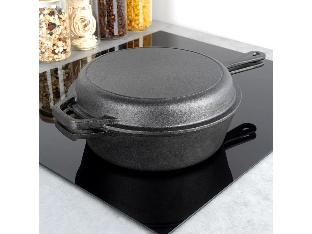 Vilde Cast Line Σετ Κατσαρόλα & Τηγάνι από Μαντέμι 24cm / 3.5L