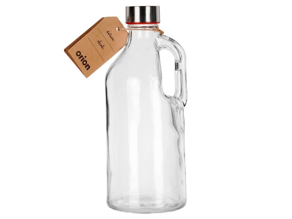 Vilde Γυάλινη Καράφα / Μπουκάλι Νερού 1.15L με Καπάκι