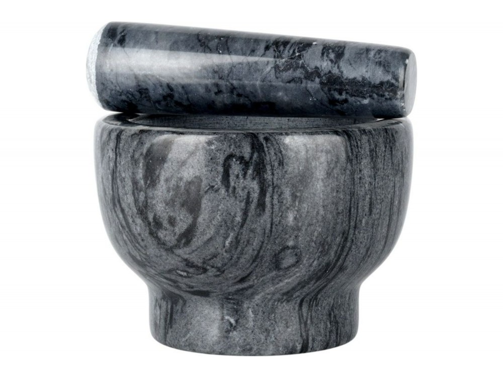 Vilde Γουδί με Γουδοχέρι Γρανίτη 13 cm, Black