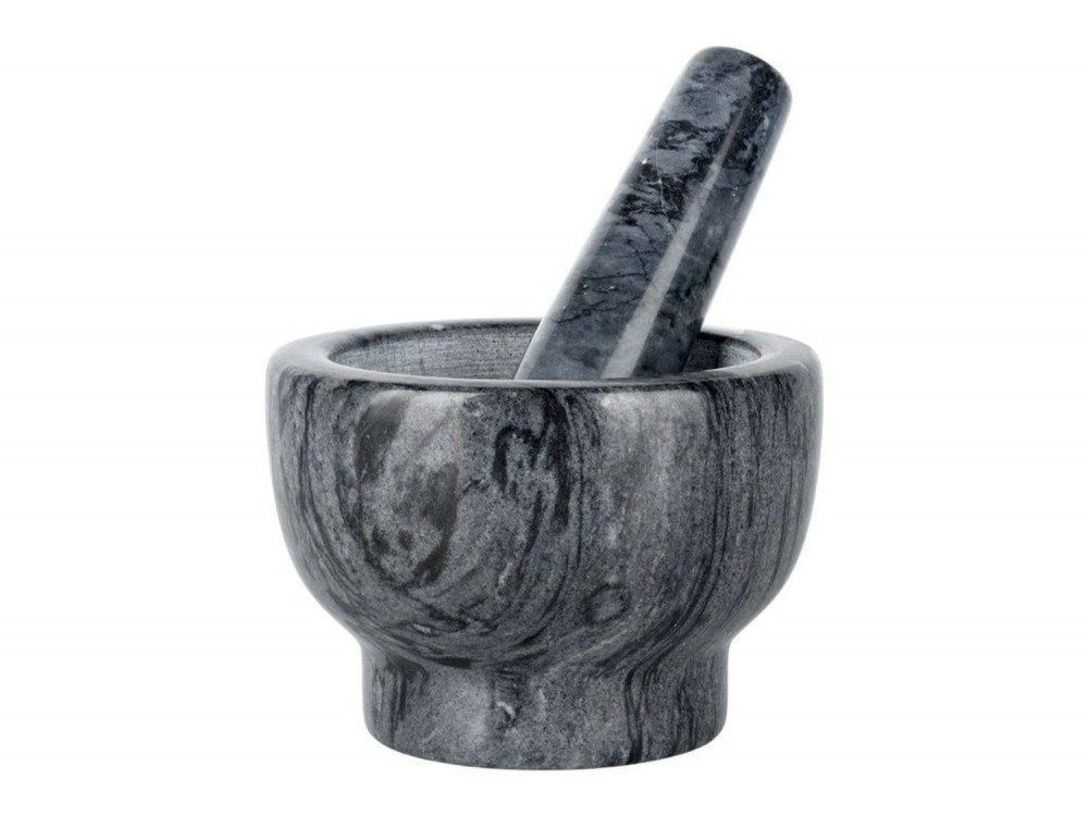 Vilde Γουδί με Γουδοχέρι Γρανίτη 13 cm, Black