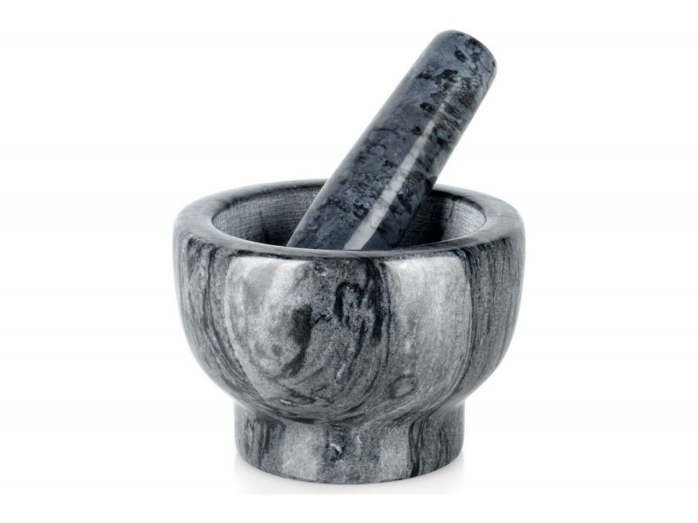 Vilde Γουδί με Γουδοχέρι Γρανίτη 13 cm, Black