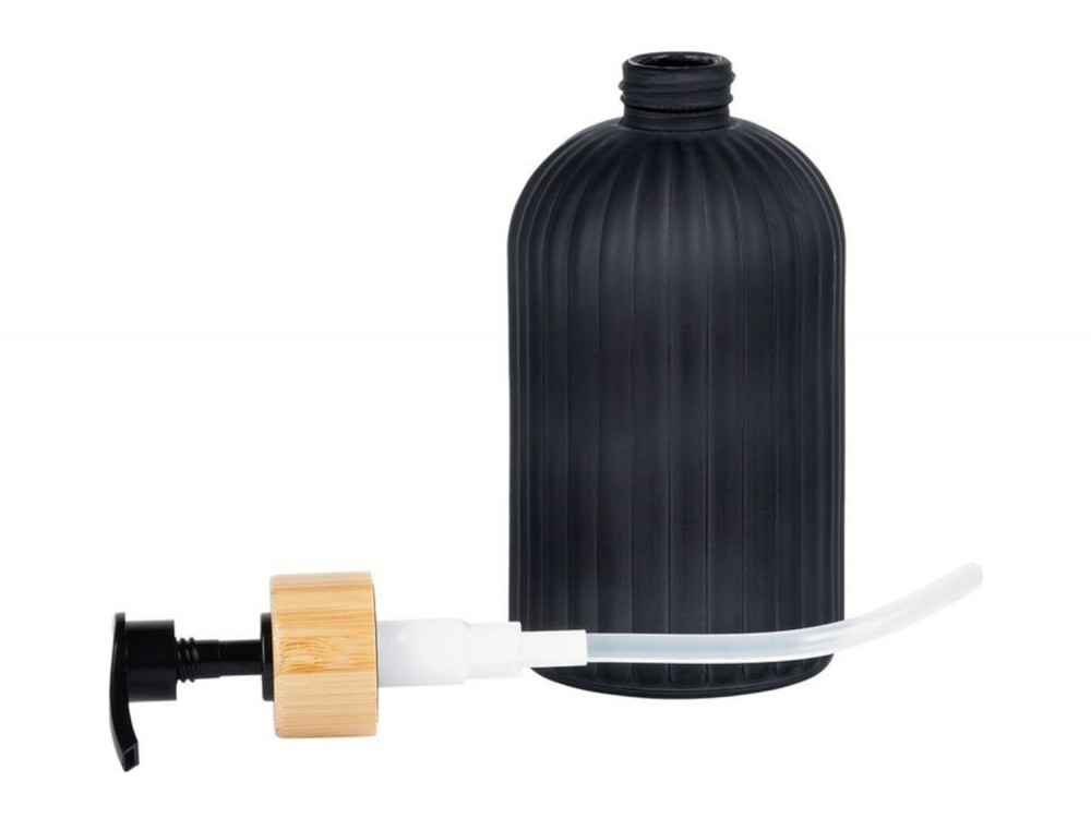 Vilde Γυάλινο Dispenser Σαπουνιού 400 ml, Black
