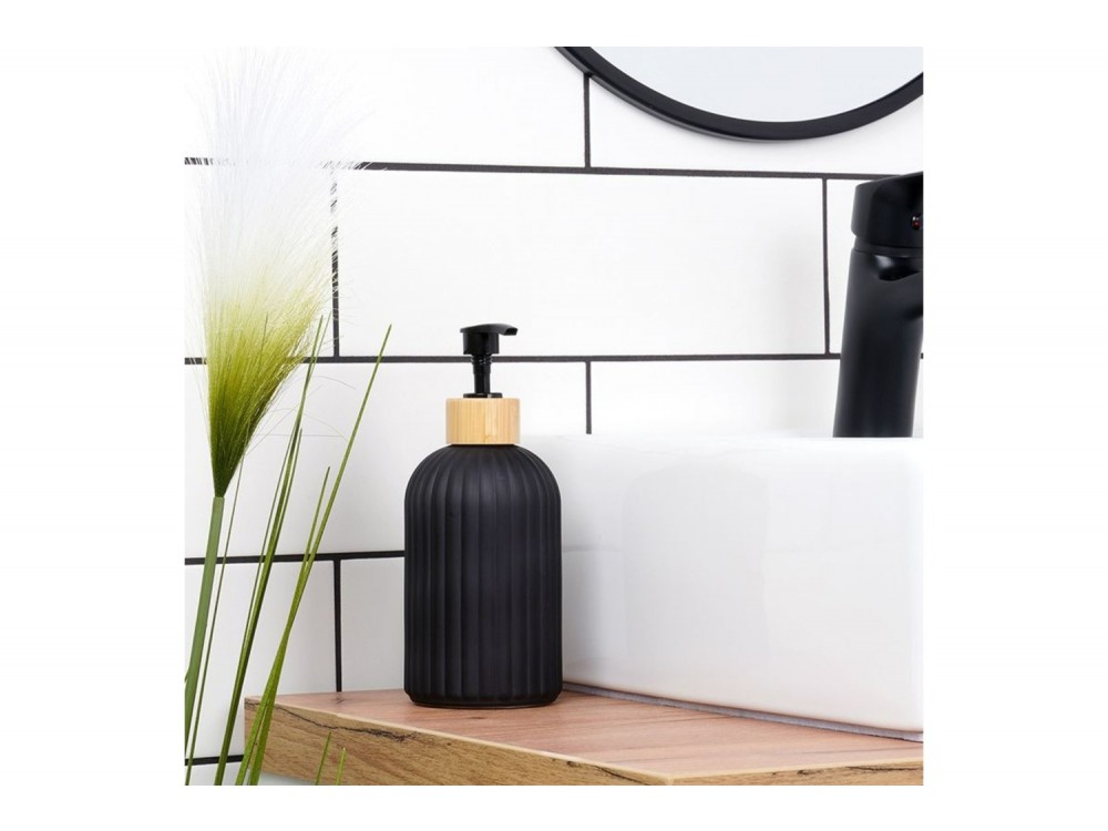 Vilde Γυάλινο Dispenser Σαπουνιού 400 ml, Black