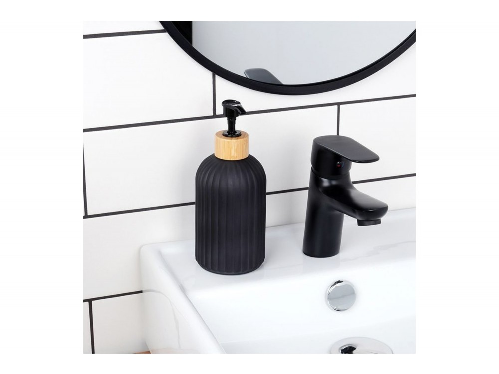 Vilde Γυάλινο Dispenser Σαπουνιού 400 ml, Black