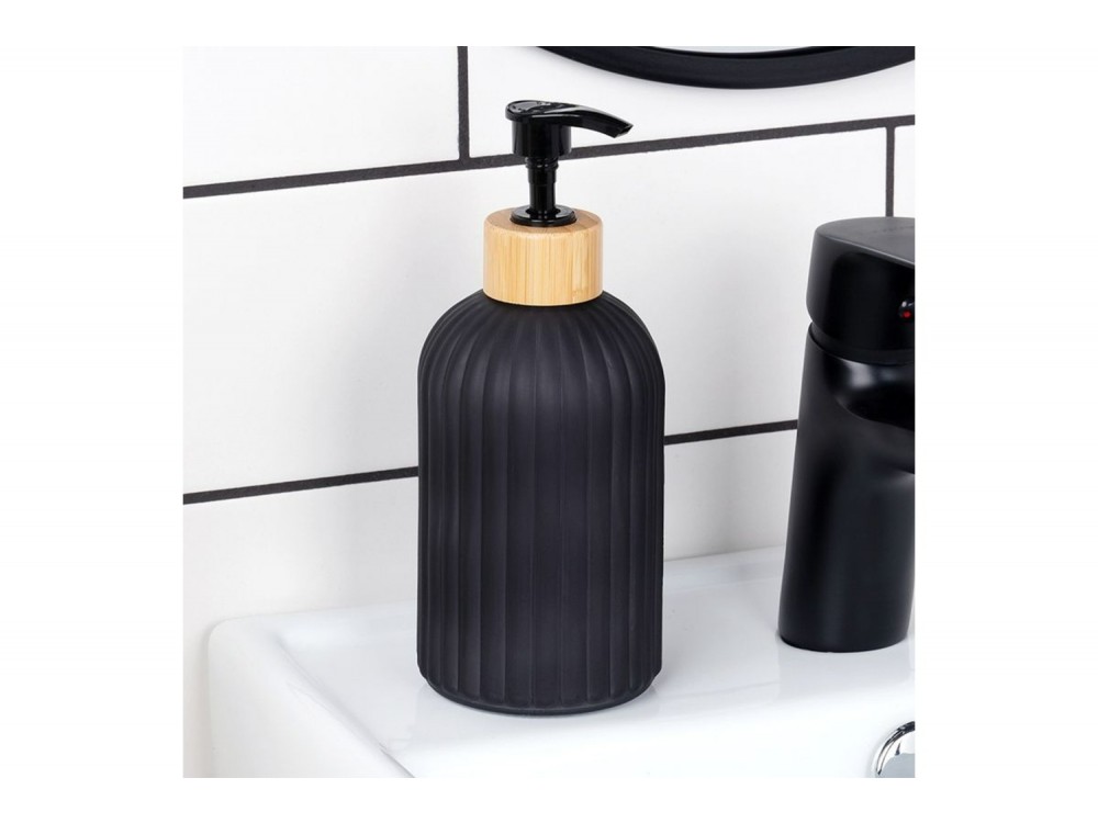 Vilde Γυάλινο Dispenser Σαπουνιού 400 ml, Black