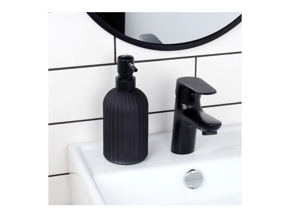 Vilde Γυάλινο Dispenser Σαπουνιού 400 ml Deluxe, Black