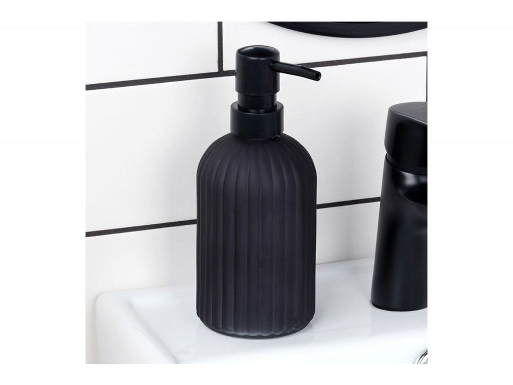 Vilde Γυάλινο Dispenser Σαπουνιού 400 ml Deluxe, Black