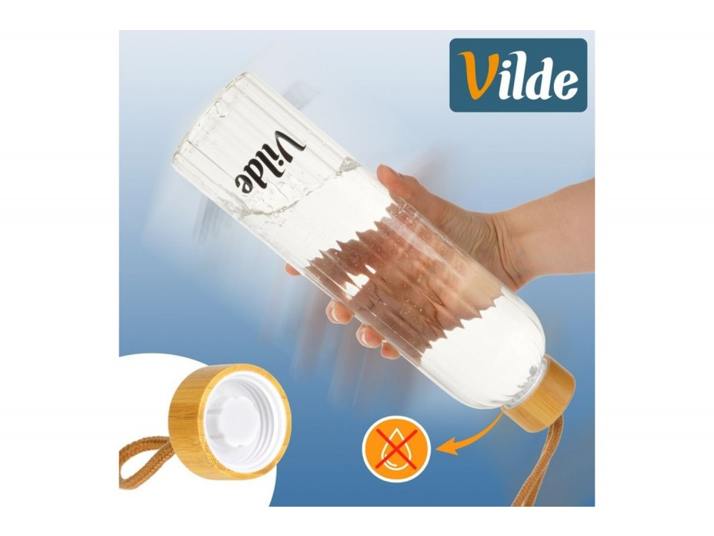 Vilde Γυάλινο Μπουκάλι Νερού 1 l
