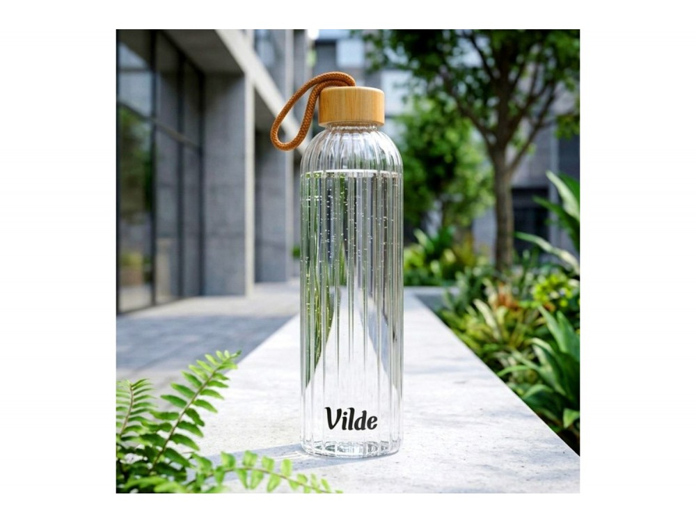 Vilde Γυάλινο Μπουκάλι Νερού 750 ml