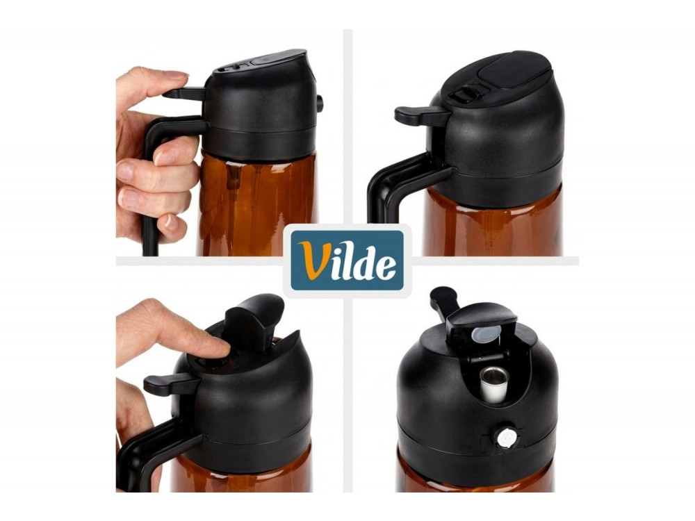 Vilde Γυάλινος Ψεκαστήρας Λαδιού και Ξυδιού 450 ml