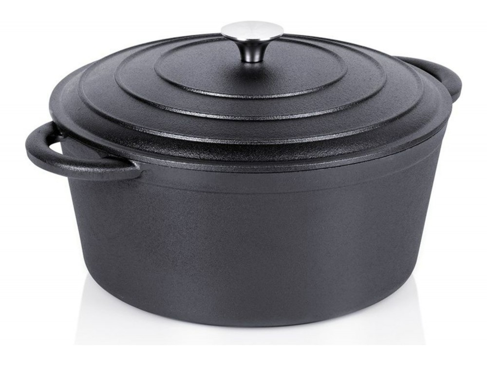 Vilde Κατσαρόλα Μαντεμένια με Καπάκι CAST LINE 28 cm, 5.9 l
