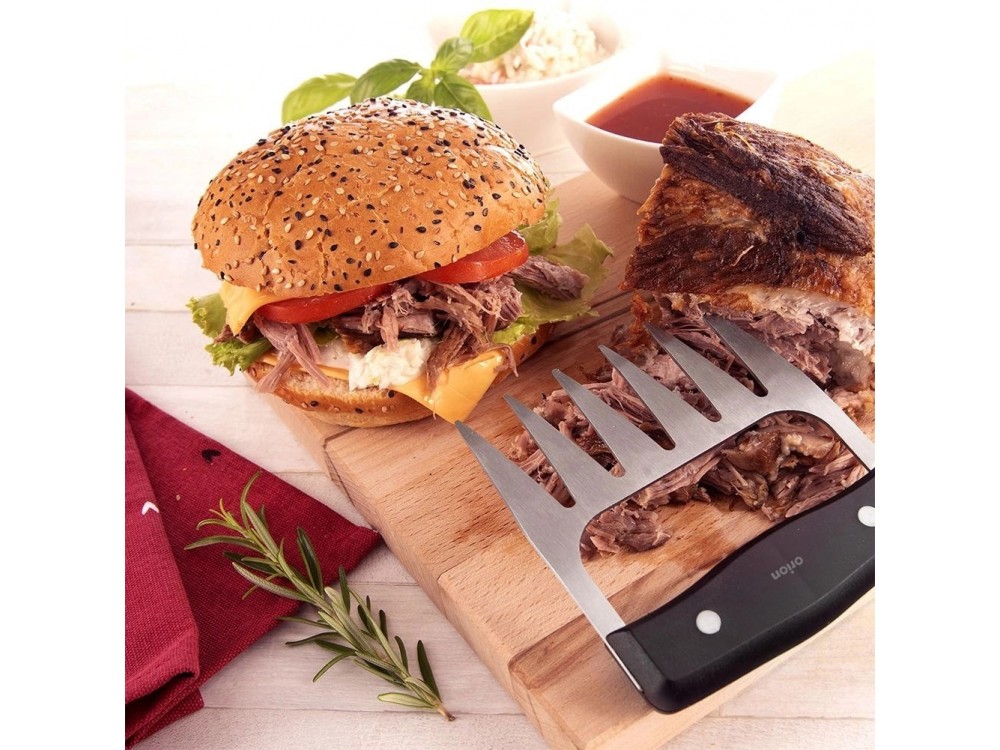 Vilde Πιρούνια Τραβήγματος Κρέατος / Meat Claws από Ανοξείδωτο Ατσάλι, Σετ 2τμχ