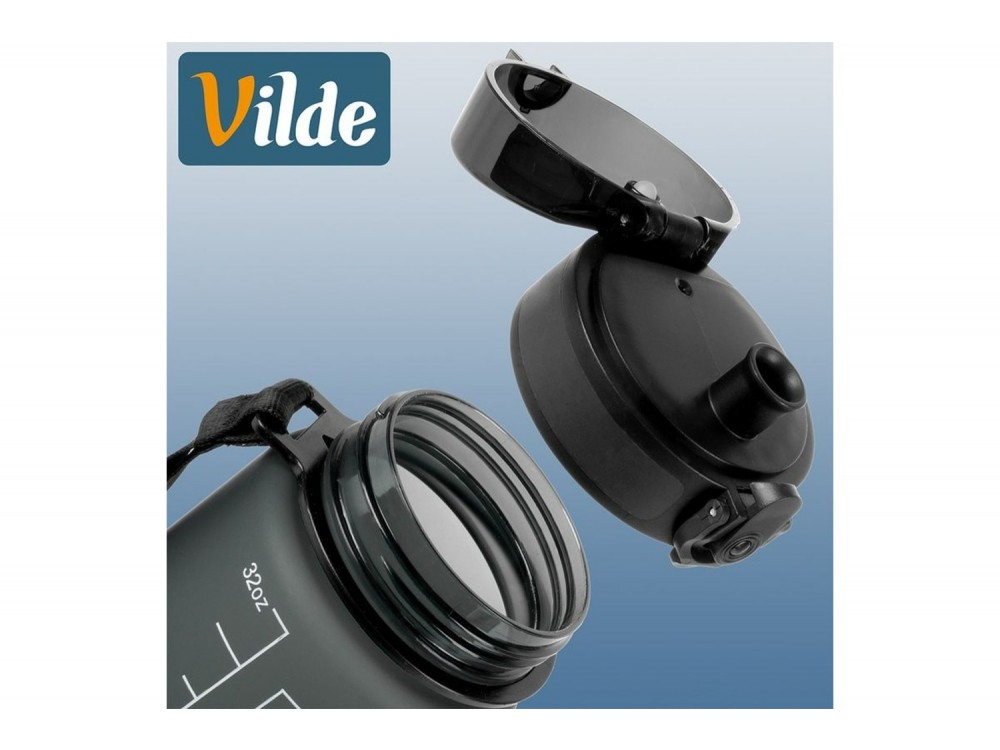 Vilde Μπουκάλι Νερού 1 l, Black
