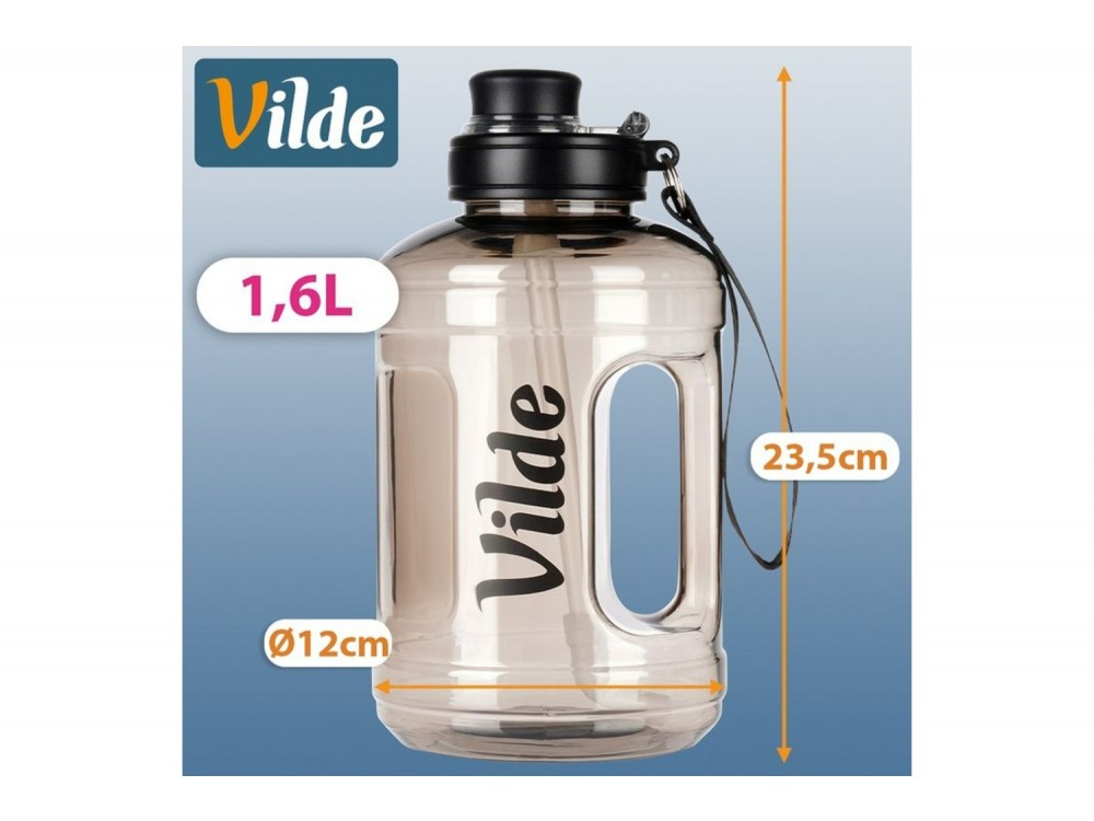 Vilde Μπουκάλι Νερού 1.6 l, Black