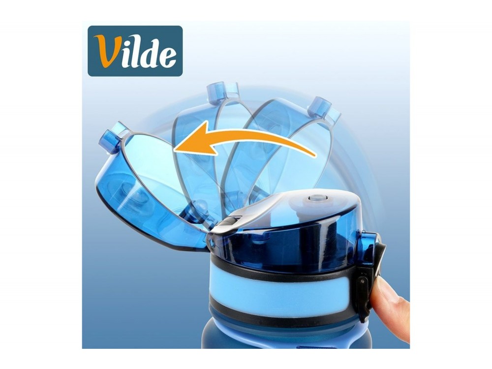 Vilde Μπουκάλι Νερού 500 ml, Blue