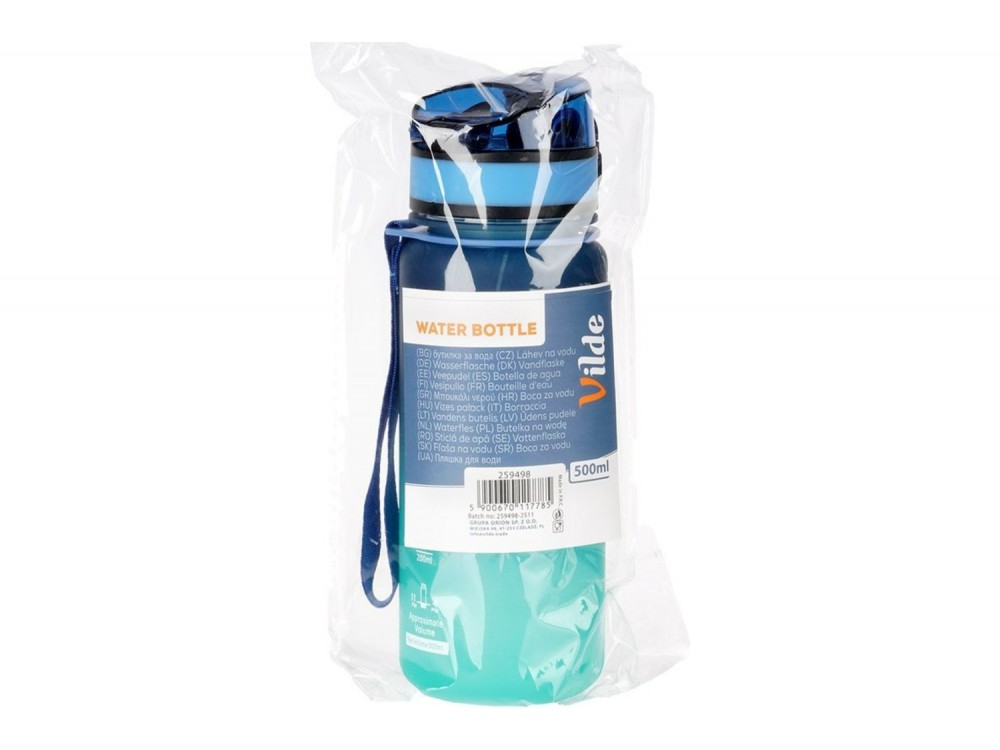 Vilde Μπουκάλι Νερού 500 ml, Blue
