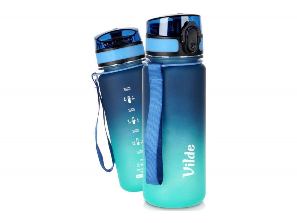 Vilde Μπουκάλι Νερού 500 ml, Blue
