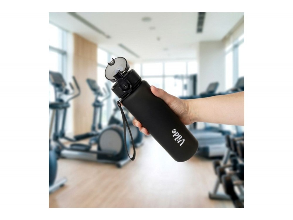 Vilde Μπουκάλι Νερού 650 ml, Black