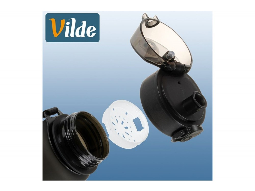 Vilde Μπουκάλι Νερού 650 ml, Black