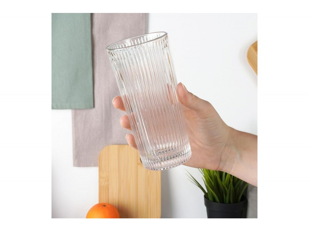 Vilde Ποτήρια Γυάλινα 320 ml, Σετ 6 τεμαχίων