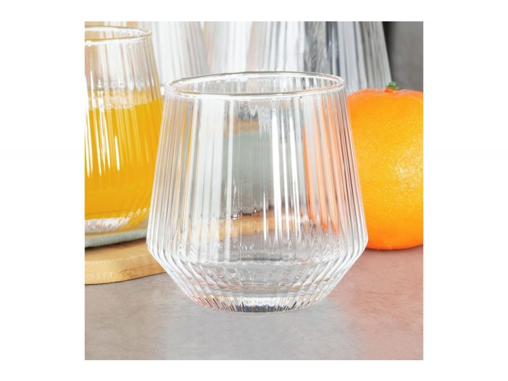 Vilde Ποτήρια Γυάλινα 350 ml Premium, Σετ 6 τεμαχίων