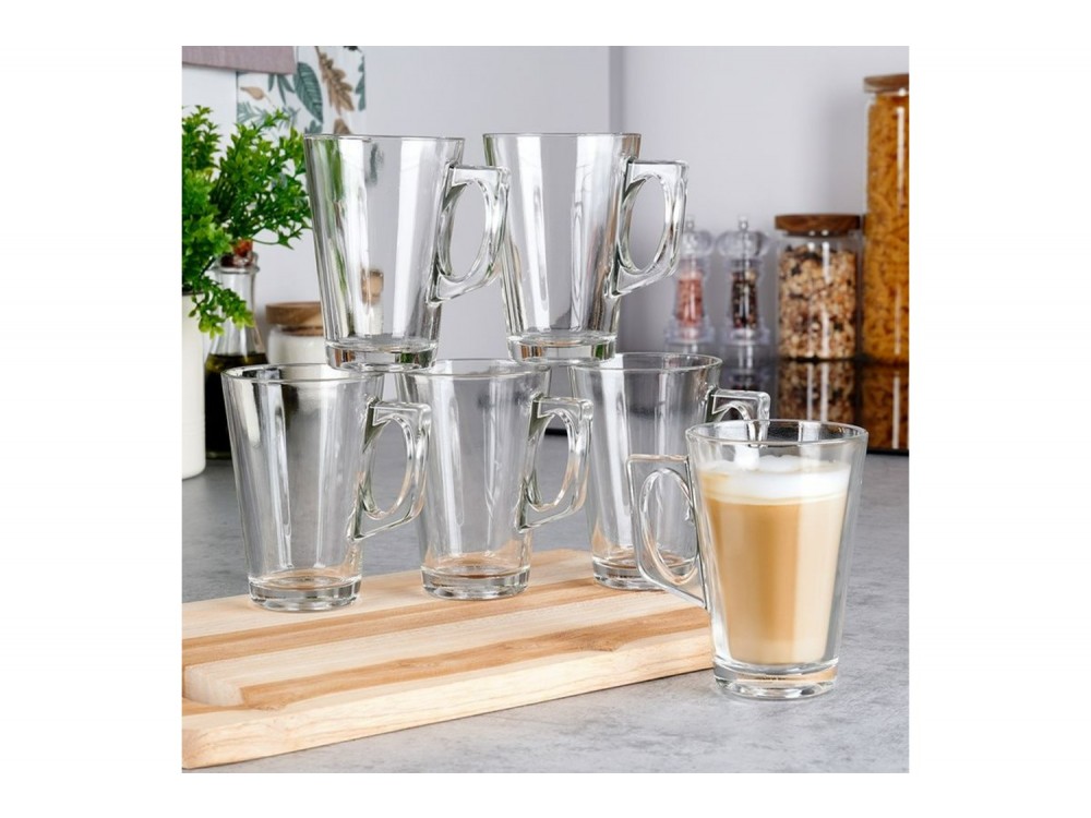 Vilde Ποτήρια Latte 255 ml, Σετ 6 τεμαχίων