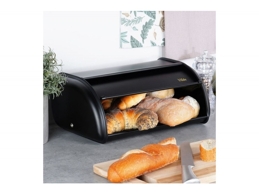 Vilde Ψωμιέρα Μεταλλική 36x23x14.5 cm, Black