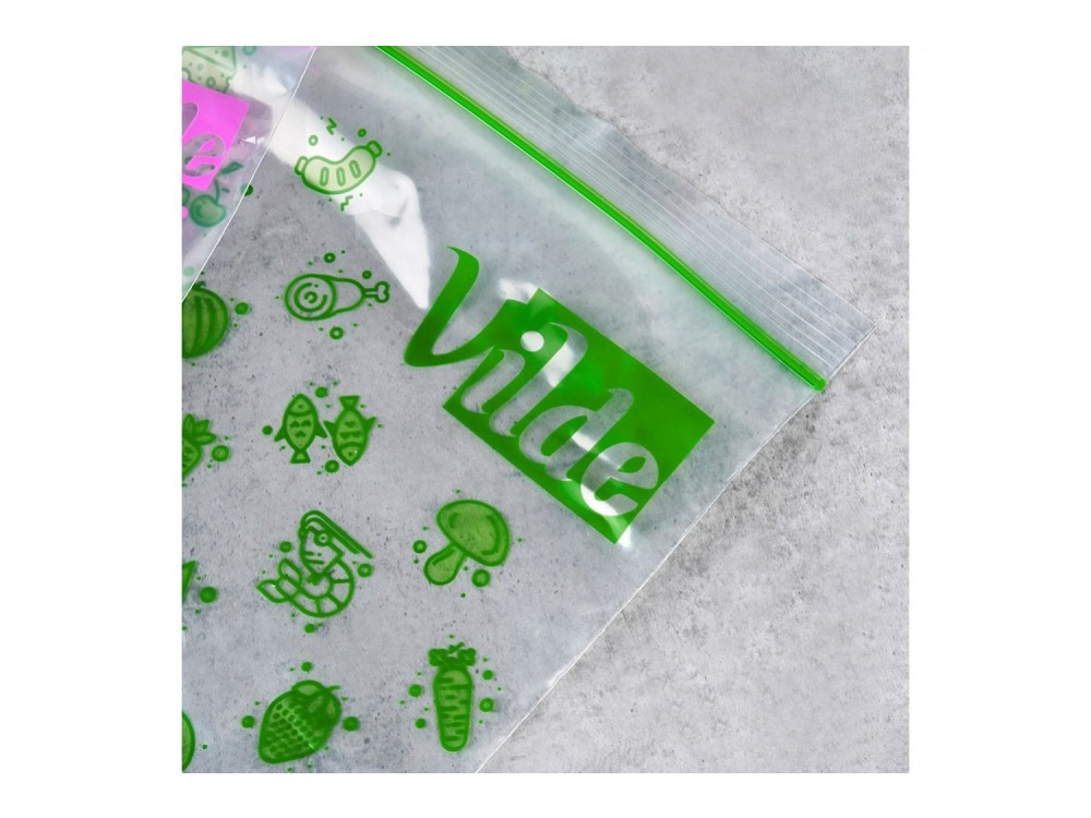 Vilde Σακούλες Κατάψυξης με Zip 20.5x21 / 24x29 cm, 40 τεμάχια