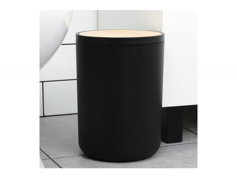 Vilde Σετ Αξεσουάρ Μπάνιου 6 τεμαχίων, Black