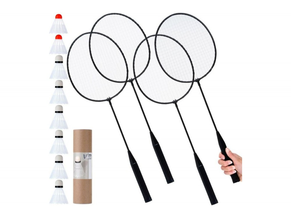 Vilde Σετ Badminton με 8 Βελάκια 61 cm, 12 τεμάχια