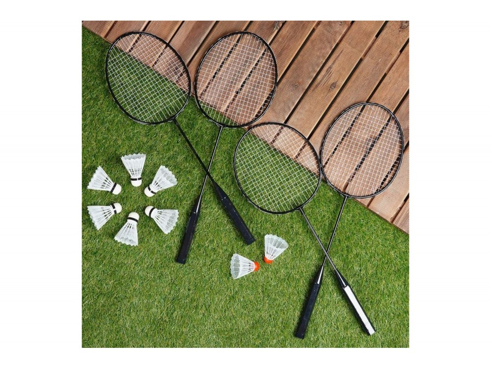 Vilde Σετ Badminton με 8 Βελάκια 61 cm, 12 τεμάχια