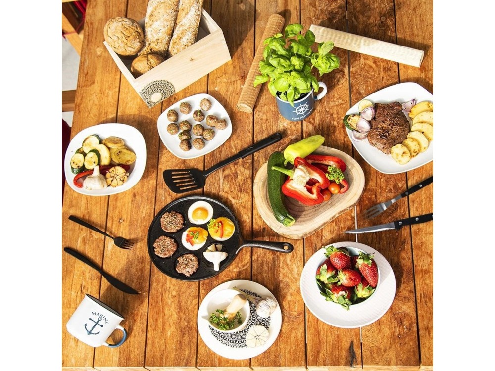 Vilde Σετ Μαχαιροπίρουνα με Μαχαίρια Steak από Ανοξείδωτο Ατσάλι, 12τμχ