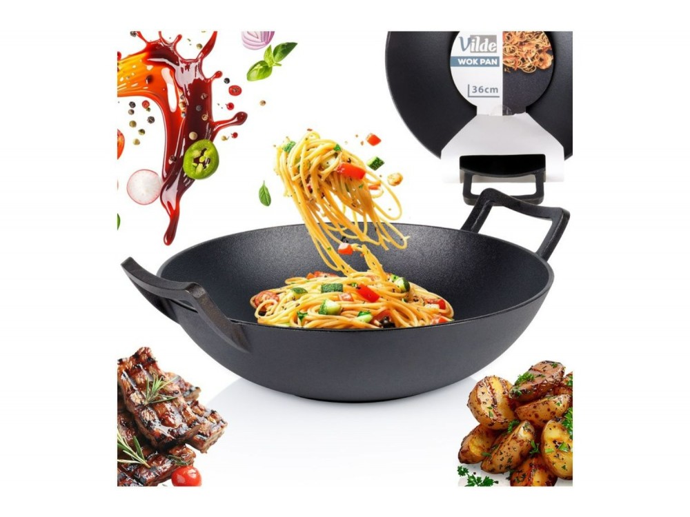 Vilde Wok Μαντεμένιο CAST LINE 36 cm