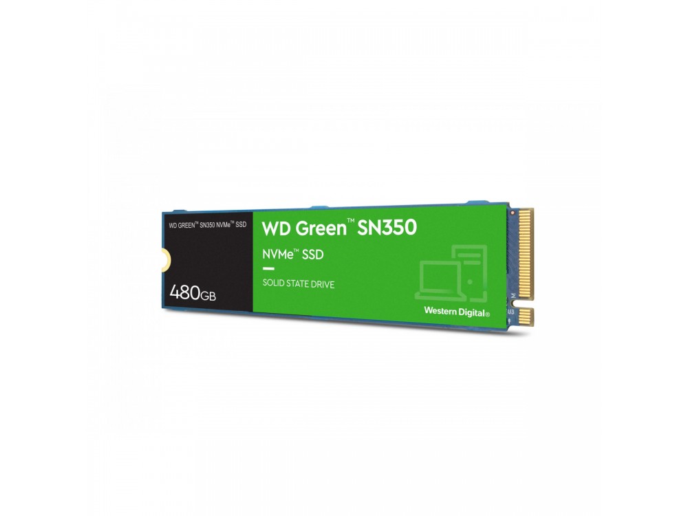 Western Digital GREEN SN350 480GB SSD NVMe Hard drive, 3D M.2 2280 NVMe PCIe Gen3